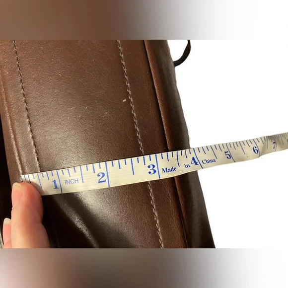 Vintage Coach Monterey Brown Leather Bag - Soft Flap 9829 - Picture 13 of 16